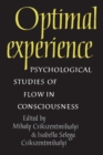 Optimal Experience : Psychological Studies of Flow in Consciousness - eBook