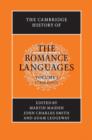 Cambridge History of the Romance Languages: Volume 1, Structures - eBook