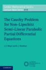 The Cauchy Problem for Non-Lipschitz Semi-Linear Parabolic Partial Differential Equations - eBook