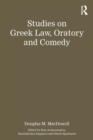 Studies on Greek Law, Oratory and Comedy - eBook