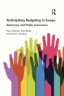 Participatory Budgeting in Europe : Democracy and public governance - eBook