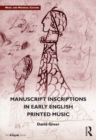 Manuscript Inscriptions in Early English Printed Music - eBook