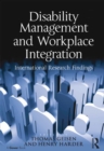 Disability Management and Workplace Integration : International Research Findings - eBook