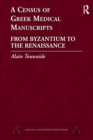 A Census of Greek Medical Manuscripts : From Byzantium to the Renaissance - eBook