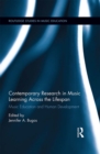 Contemporary Research in Music Learning Across the Lifespan : Music Education and Human Development - eBook