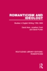 Romanticism and Ideology : Studies in English Writing 1765-1830 - eBook