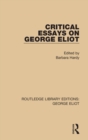 Critical Essays on George Eliot - eBook