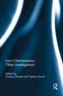 Law's Hermeneutics : Other Investigations - eBook