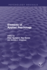 Elements of Applied Psychology - eBook
