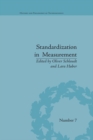 Standardization in Measurement : Philosophical, Historical and Sociological Issues - eBook