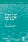 Resource and Environmental Effects of U.S. Agriculture - eBook