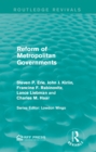 Reform of Metropolitan Governments - eBook