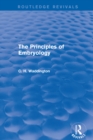 The Principles of Embryology - eBook