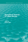 Agricultural Policies in a New Decade - eBook
