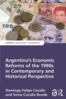 Argentina's Economic Reforms of the 1990s in Contemporary and Historical Perspective - eBook