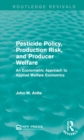 Pesticide Policy, Production Risk, and Producer Welfare : An Econometric Approach to Applied Welfare Economics - eBook