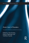 Asian Law in Disasters : Toward a Human-Centered Recovery - eBook