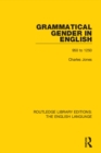 Grammatical Gender in English : 950 to 1250 - eBook