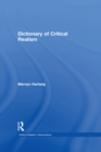 Dictionary of Critical Realism - eBook