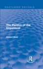 The Politics of the Unpolitical - eBook