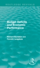 Budget Deficits and Economic Performance (Routledge Revivals) - eBook