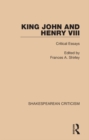 King John and Henry VIII : Critical Essays - eBook