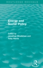 Energy and Social Policy (Routledge Revivals) - eBook