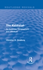 The Kabbalah (Routledge Revivals) : Its Doctrines, Development, and Literature - eBook