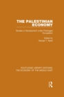 The Palestinian Economy : Studies in Development under Prolonged Occupation - eBook
