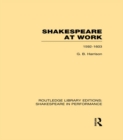 Shakespeare at Work, 1592-1603 - eBook