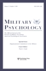 Organizational Commitment in the Military : A Special Issue of military Psychology - eBook