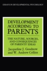 Development According to Parents : The Nature, Sources, and Consequences of Parents' Ideas - eBook