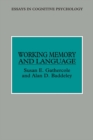 Working Memory and Language - eBook