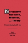 Personality Research, Methods, and Theory : A Festschrift Honoring Donald W. Fiske - eBook