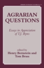 Agrarian Questions : Essays in Appreciation of T. J. Byres - eBook