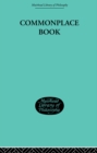 Commonplace Book : 1919-1953 - eBook