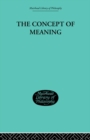The Concept of Meaning - eBook