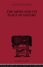 The Mind and its Place in Nature - eBook