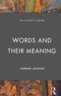 Words and Their Meaning - eBook