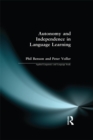 Autonomy and Independence in Language Learning - eBook