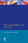 The Early Modern City 1450-1750 - eBook