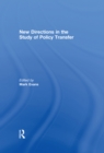 New Directions in the Study of Policy Transfer - eBook