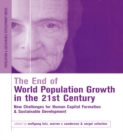 The End of World Population Growth in the 21st Century : New Challenges for Human Capital Formation and Sustainable Development - eBook