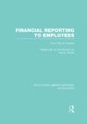 Financial Reporting to Employees : From Past to Present - eBook