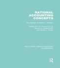 Rational Accounting Concepts (RLE Accounting) : The Writings of Willard J. Graham - eBook