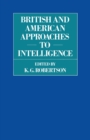 British and American Approaches to Intelligence - eBook