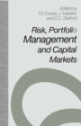 Risk, Portfolio Management and Capital Markets - eBook