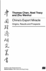 China's Export Miracle : Origins, Results and Prospects - eBook