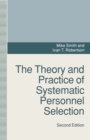 The Theory and Practice of Systematic Personnel Selection - eBook