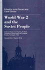 World War 2 and the Soviet People : Selected Papers from the Fourth World Congress for Soviet and East European Studies, Harrogate, 1990 - eBook